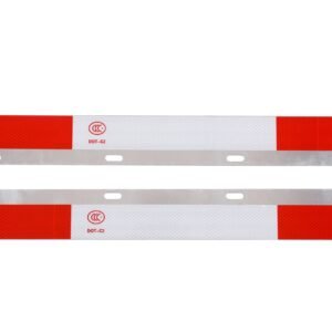 Aluminum Mud Flap Hanger Reflector Plate for Semi Truck | XKJ-MFS-S24AL - Image 1