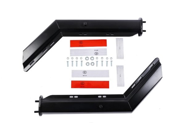 reflective mud flap hanger