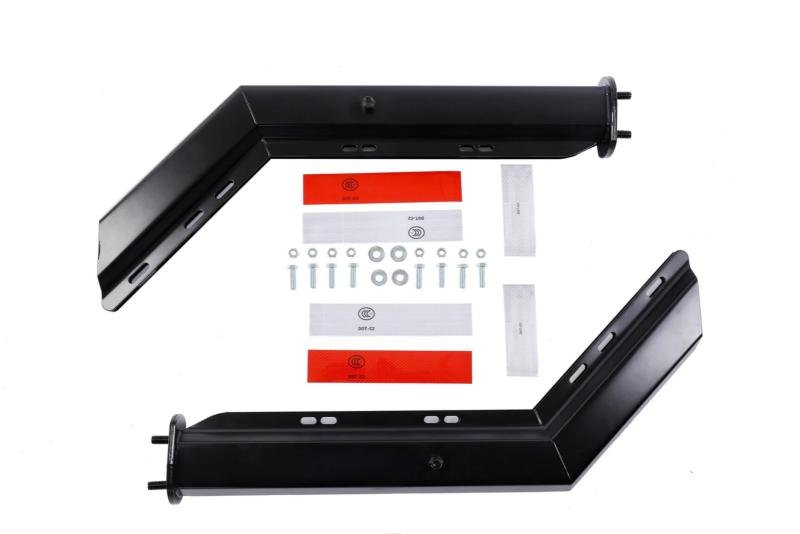 semi truck mud flap hangers