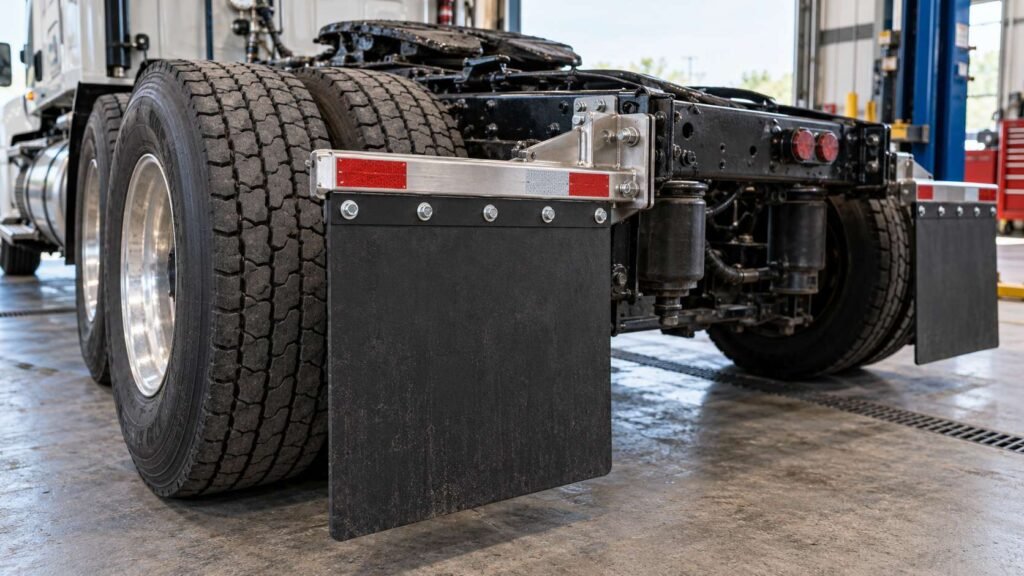 Semi Truck Mud Flap Hanger Stock Guide